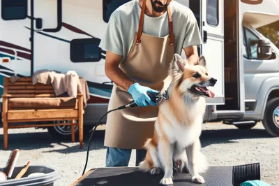 Mobile dog grooming rv